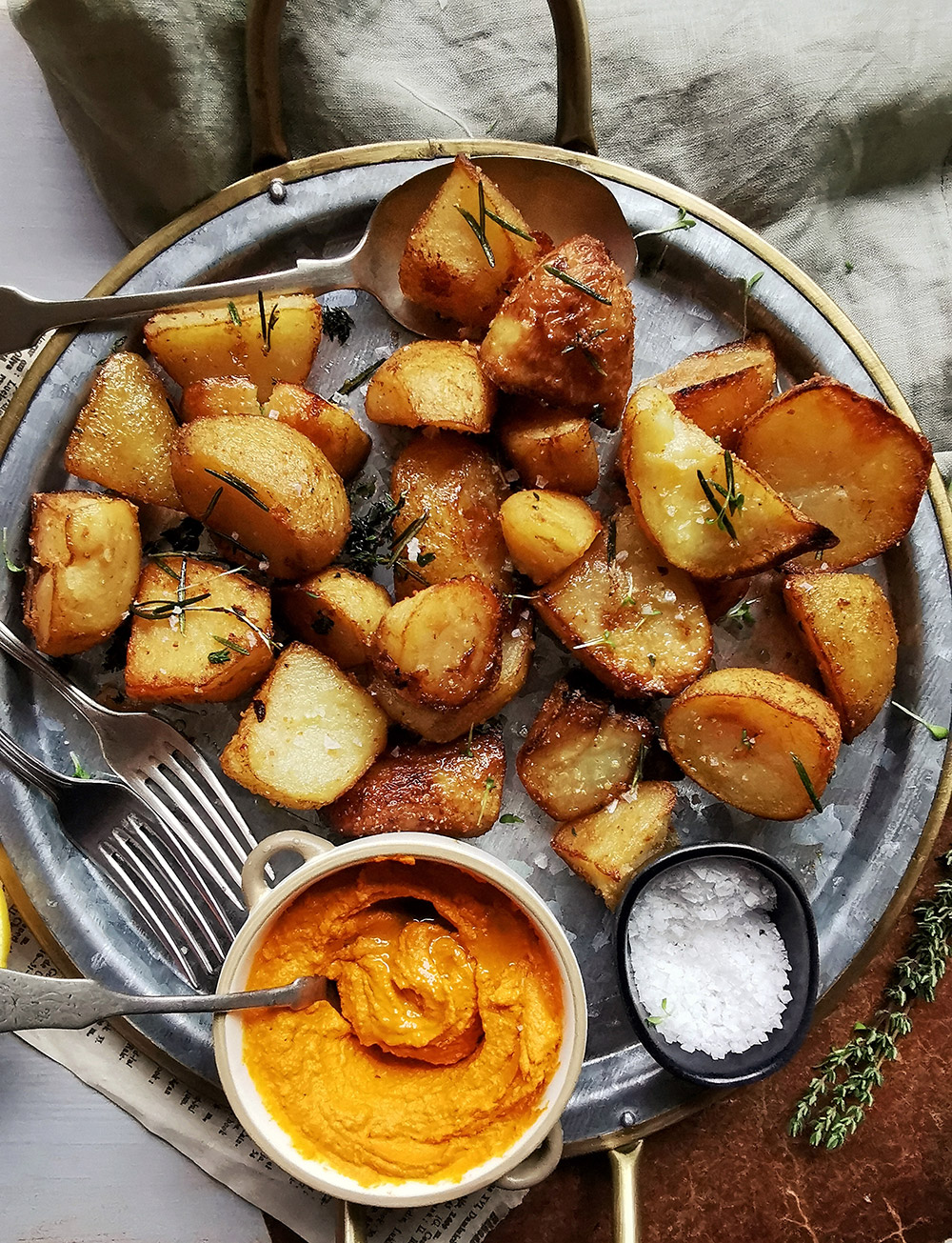 Heavenly roasted potatoes