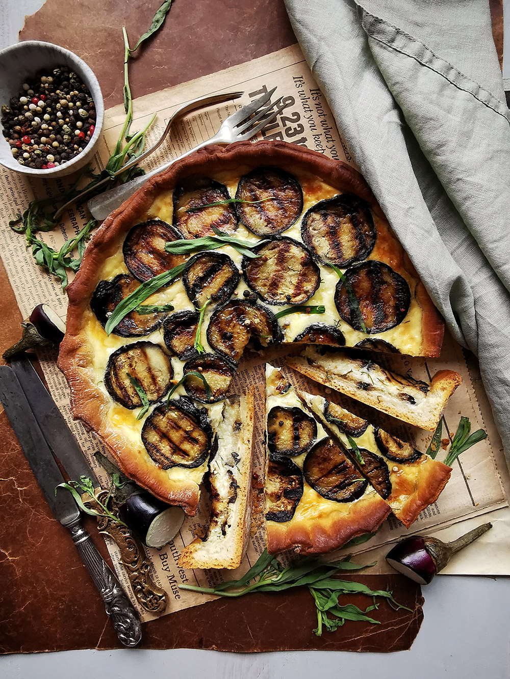 Grilled eggplant quiche-01