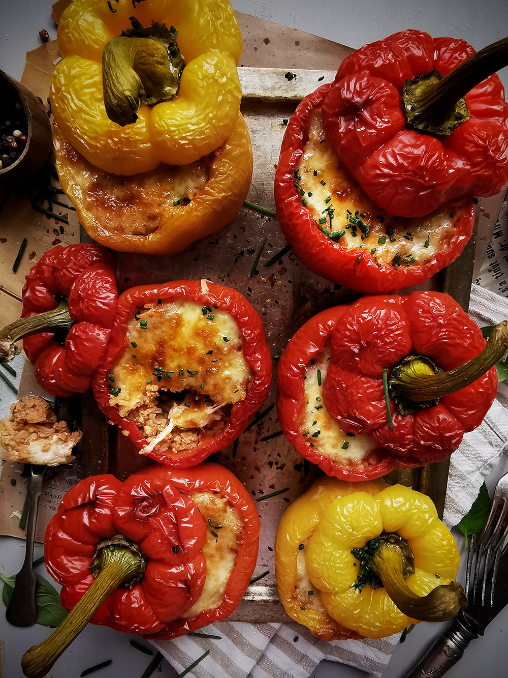 Stuffed bell peppers