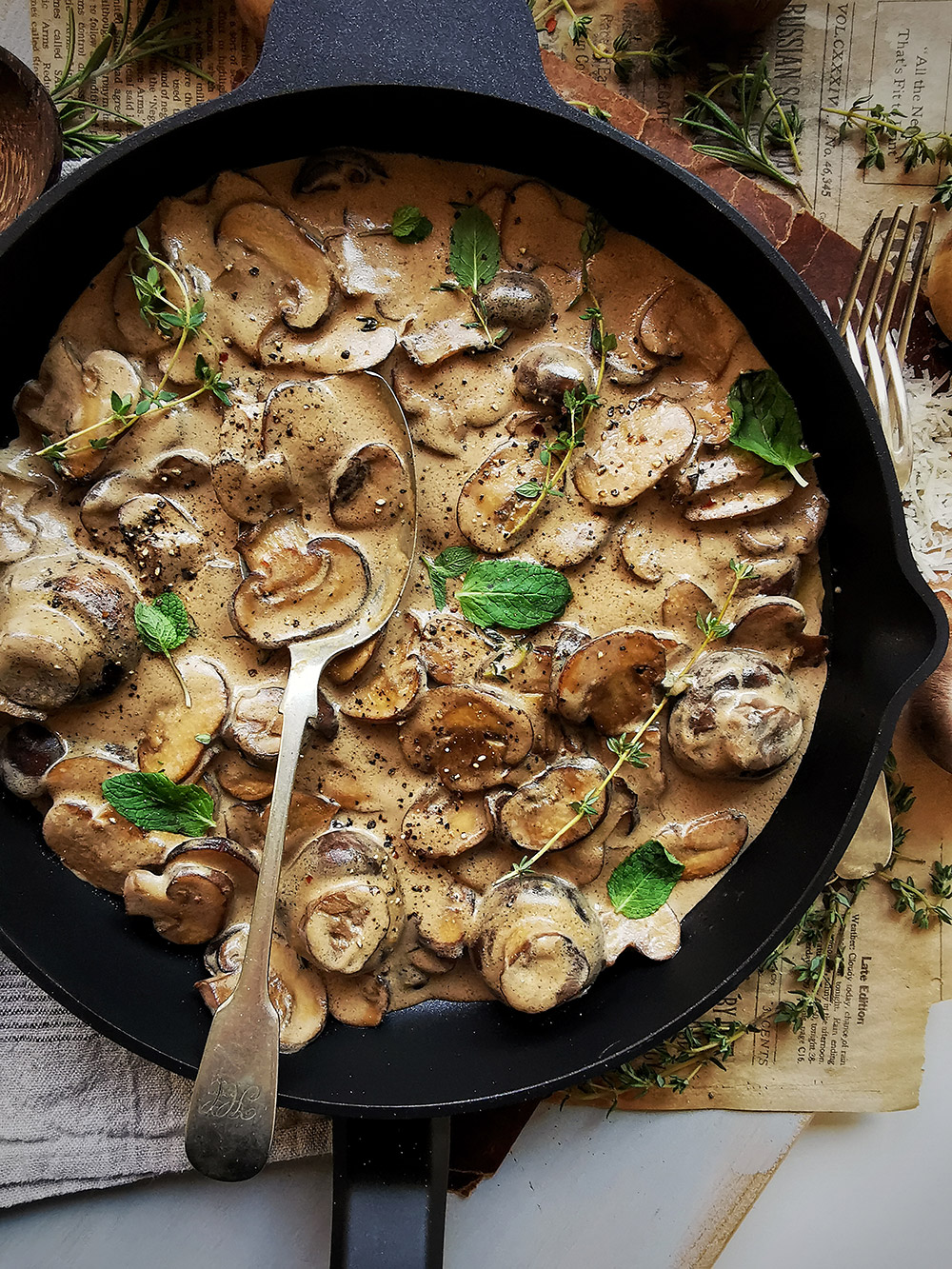 Creamy mushroom marsala sauce – Andreea Dutia
