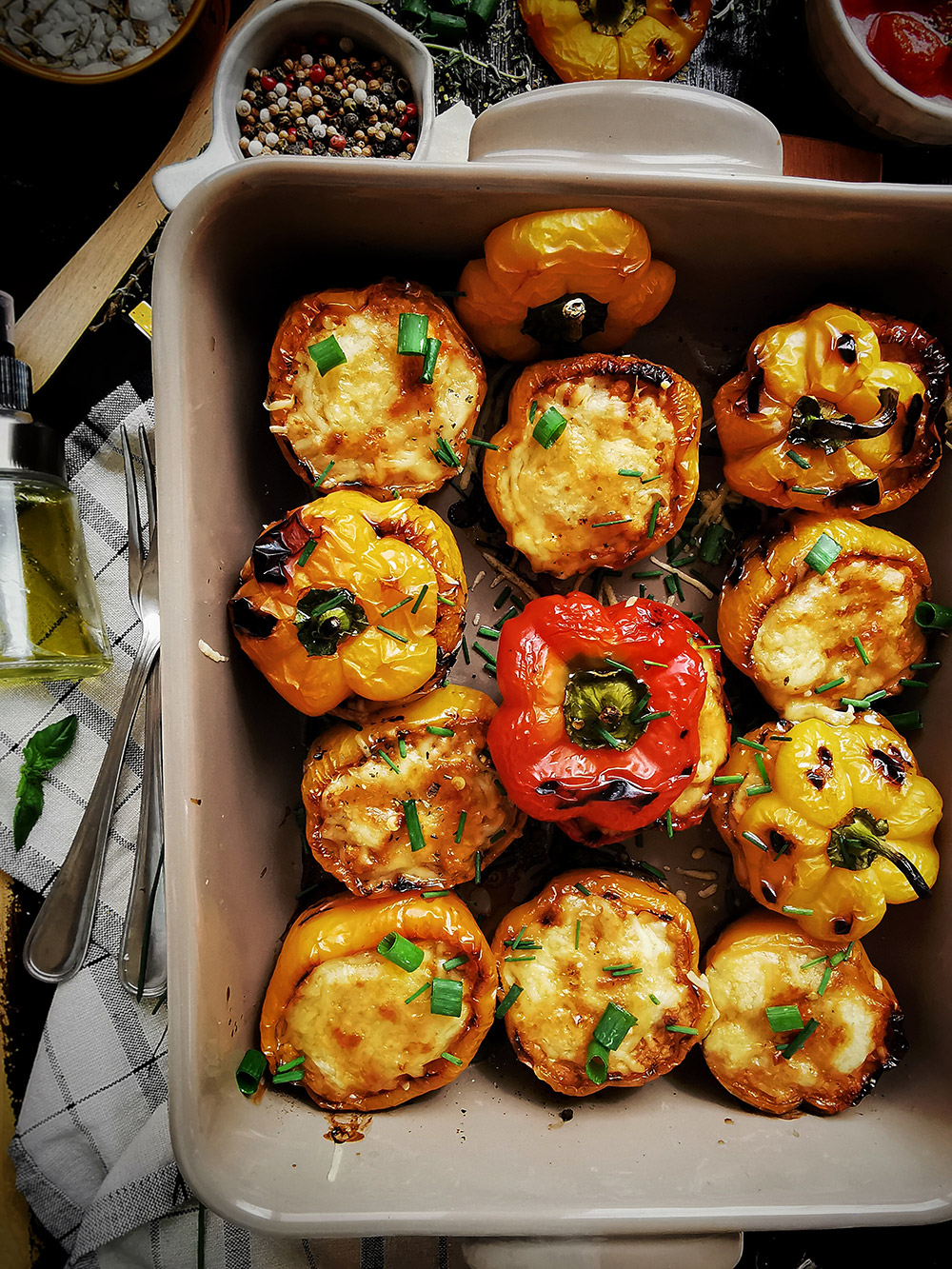 Delicious stuffed bell peppers