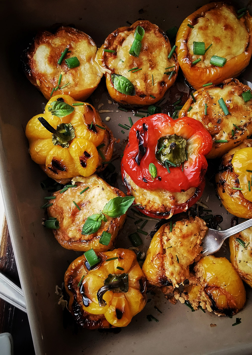 Delicious stuffed bell peppers