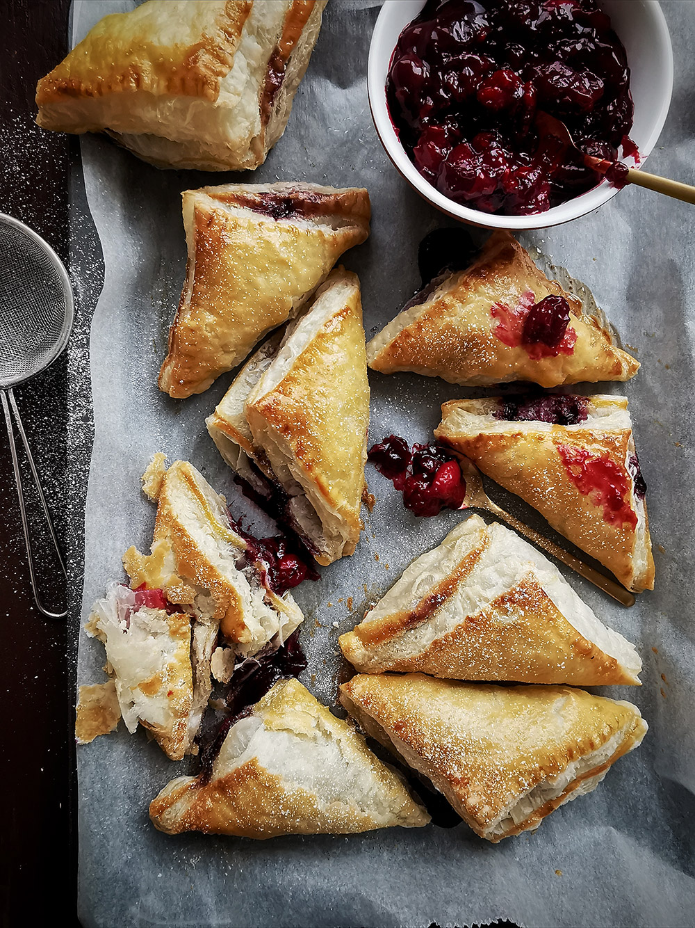 Sourcherry turnovers
