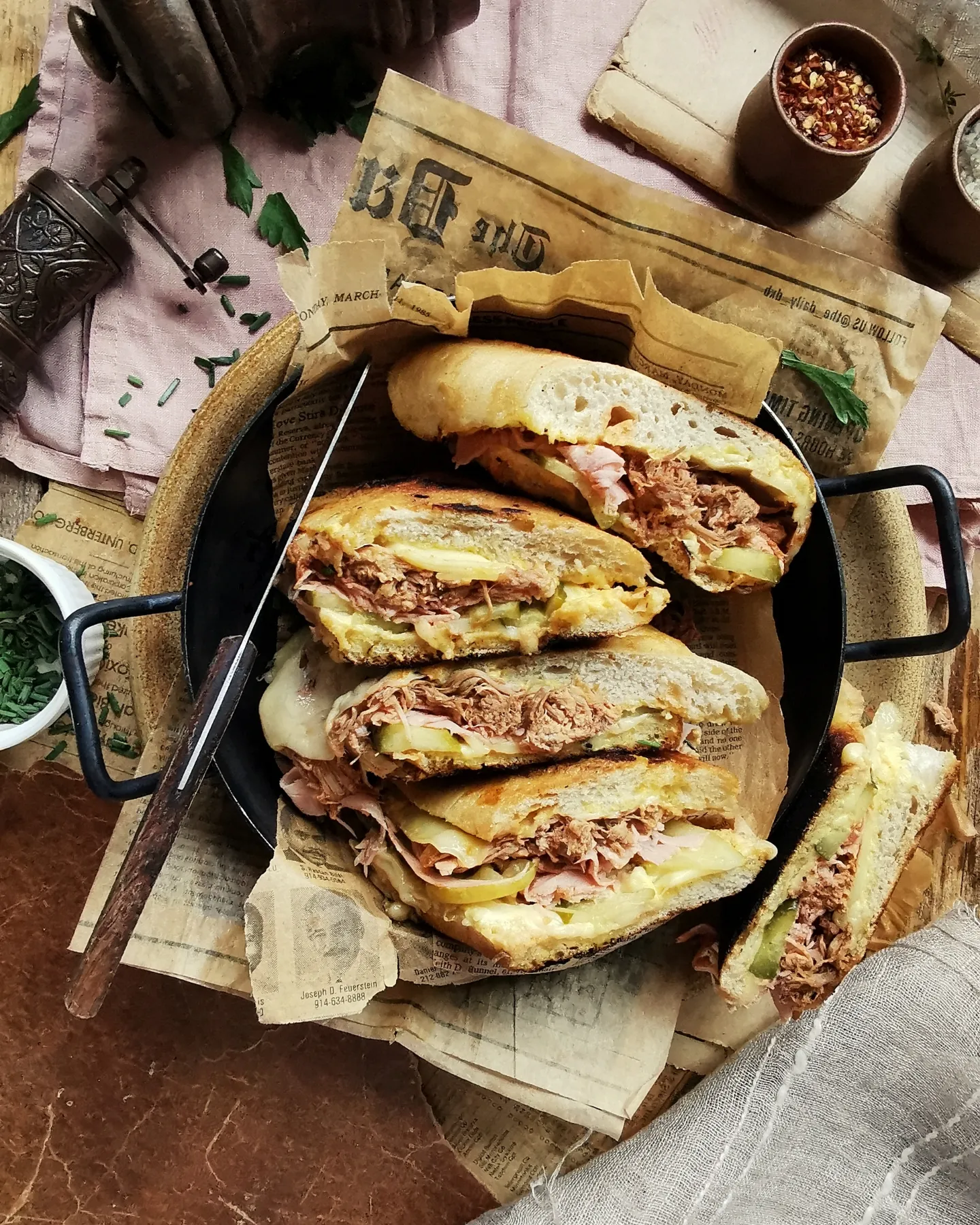 Cuban sandwich (Cubano)