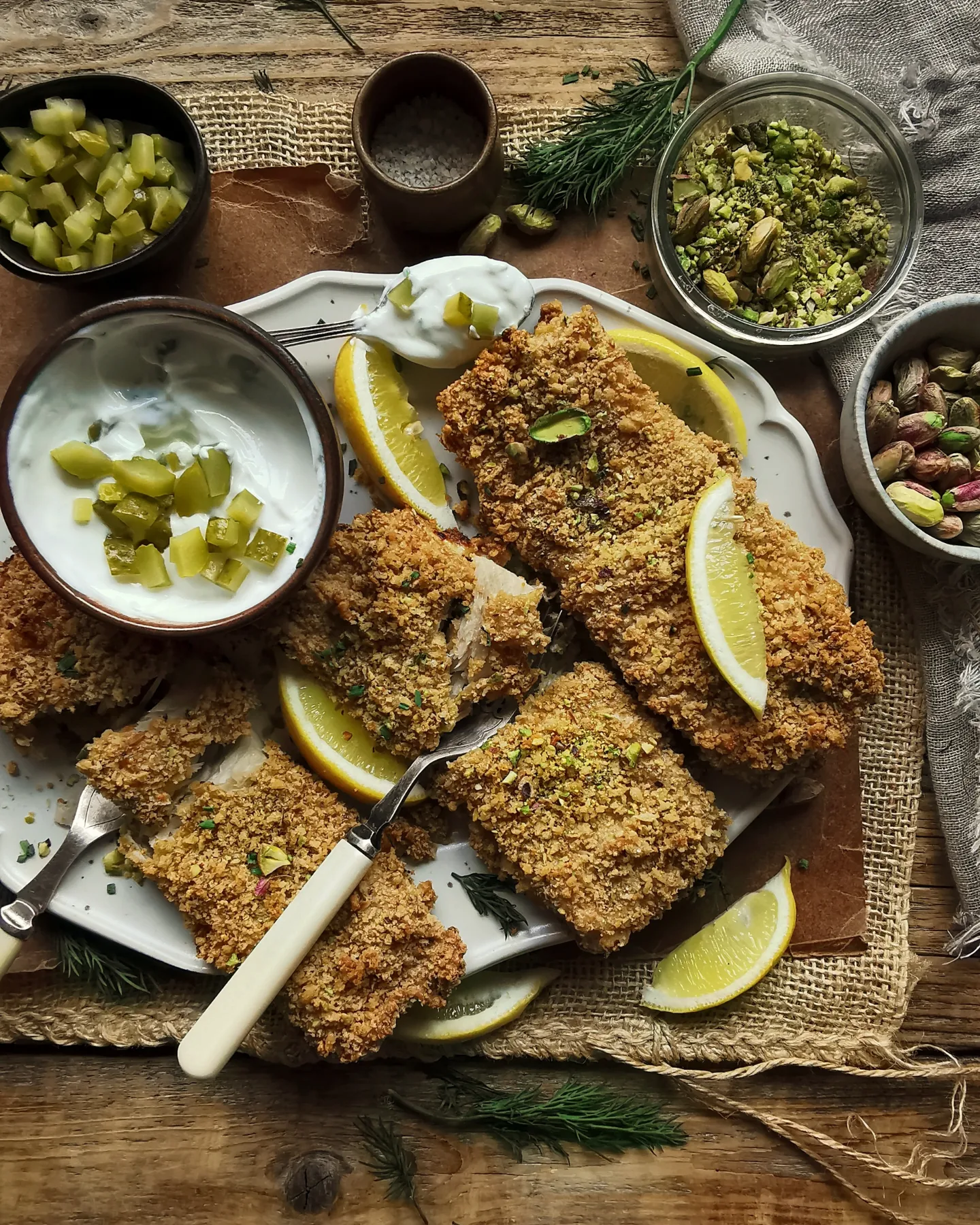 Oven fried fish