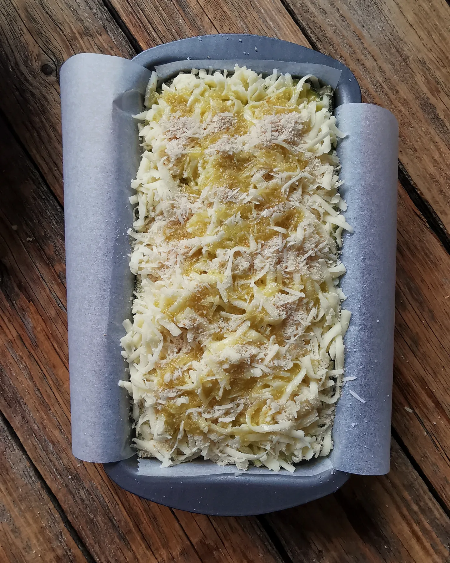 Zucchini lasagna loaf